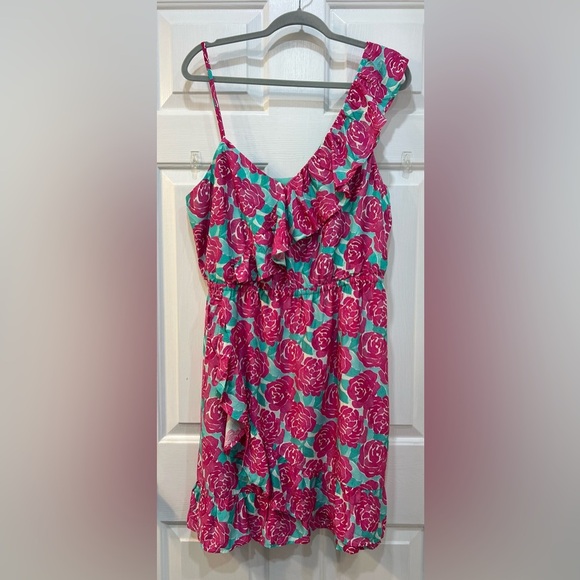 Vineyard Vines Kentucky Derby Floral Dress Women 14 Sleeveless Run For The Roses - Picture 1 of 13